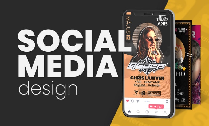 Gig Preview - Create pro social media design for you