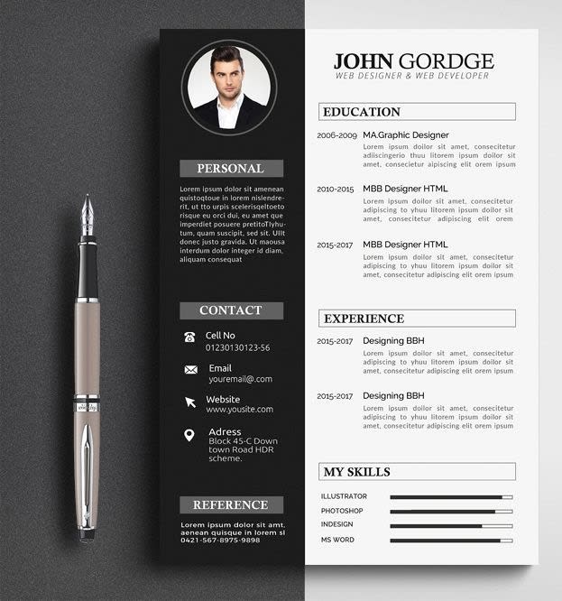 Gig Preview - Design a professional CV or resume