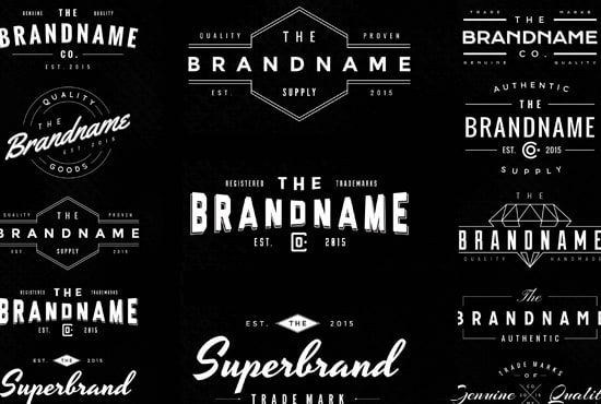 Gig Preview - Create 10 names, logo and slogans for brand, business, company, product, domain