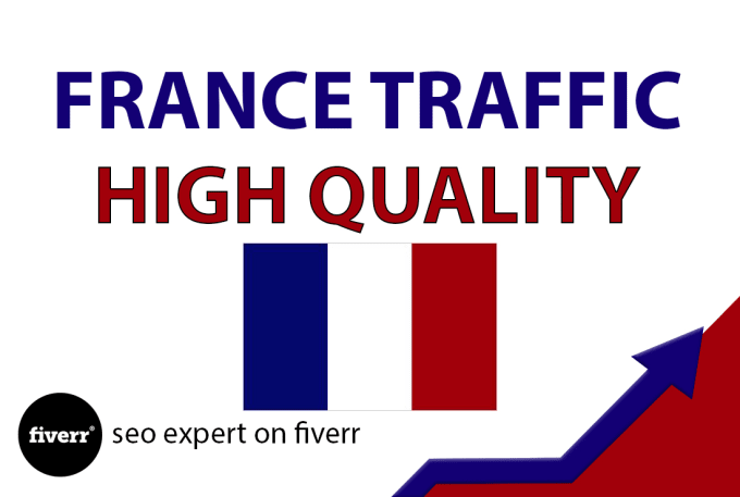 Gig Preview - Drive keyword target france website traffic with low bounce rate