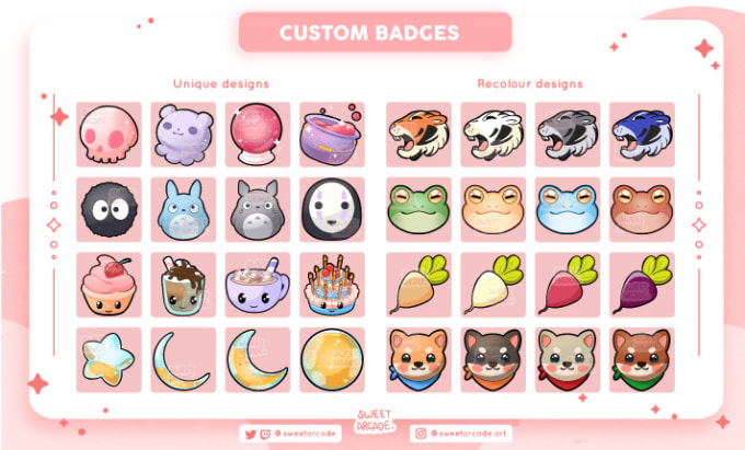 Gig Preview - Create twitch sub and bit badges