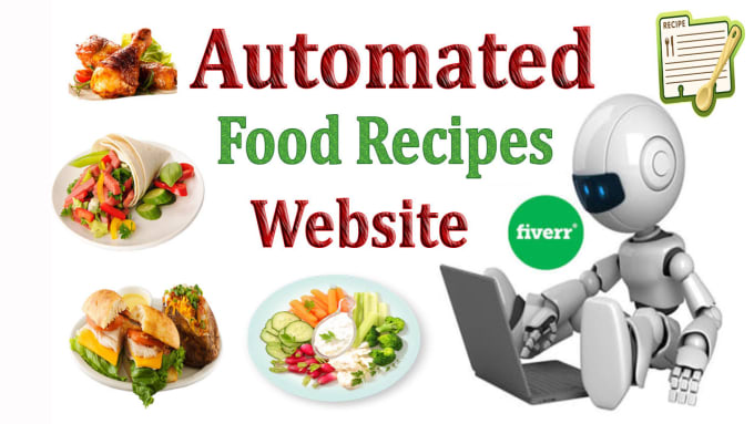 Gig Preview - Create a automated recipe wordpress website or a food blog