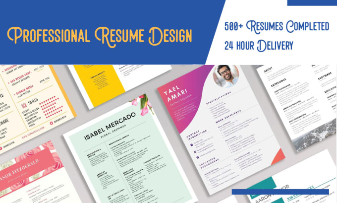 Gig Preview - Make a modern and professional resume with coverletter