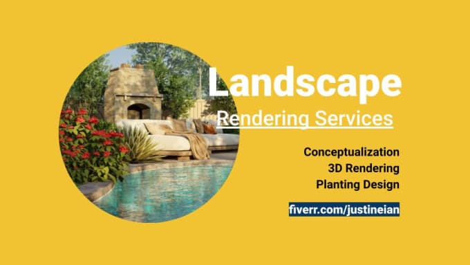 Gig Preview - Do landscape architectural services for your property