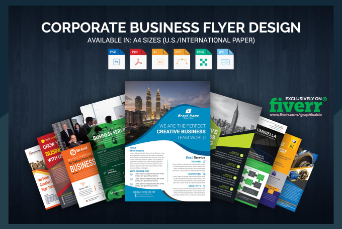 Gig Preview - Design a professional corporate business brochure or flyers