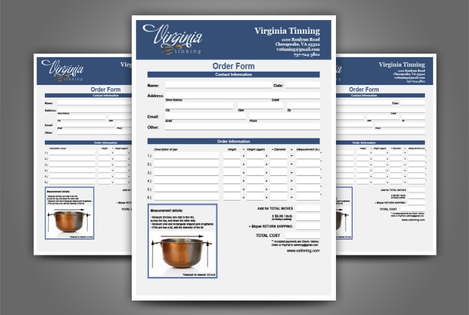 Gig Preview - Design auto calculated invoice, order, or quote form