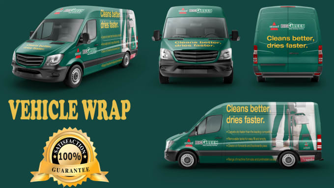 Gig Preview - Do a professional vehicle wrap, van wrap and car wrap