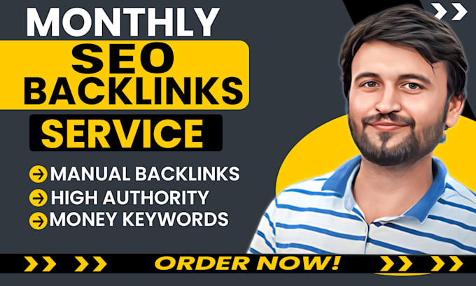 Gig Preview - Deliver complete monthly SEO service, for top google ranking