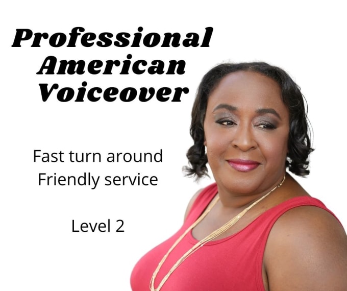 Gig Preview - Record an american female voiceover