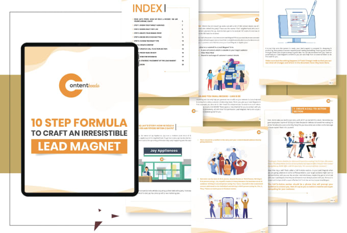 Gig Preview - Design your pdf lead magnet, brochure, ebook, report