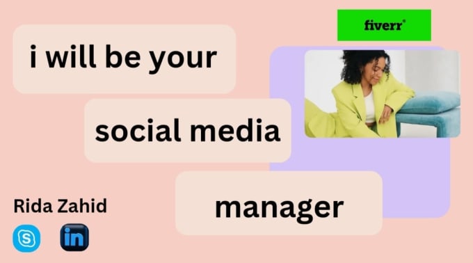 Gig Preview - Be your social media manager