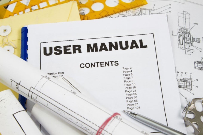 Gig Preview - Design a user manual, instruction guide and technical documentation