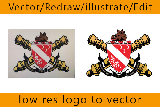 Gig Preview - Vector trace your logo or any image within 24hrs