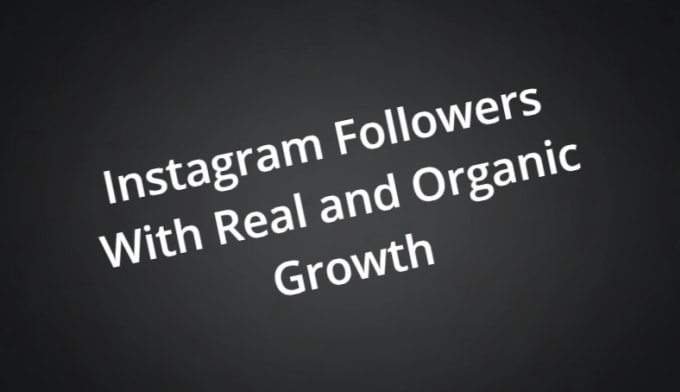 Gig Preview - Organically grow real and targeted instagram followers