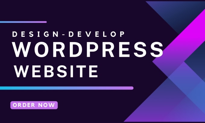 Gig Preview - Create wordpress website design and website development