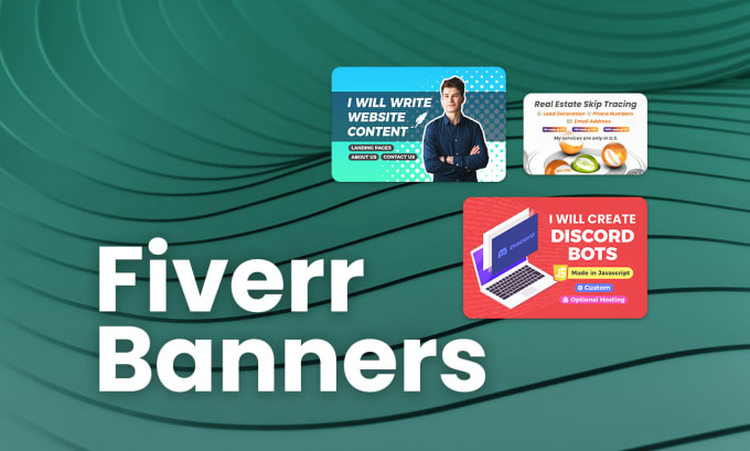 Gig Preview - Design your fiverr banner or gig image thumbnail