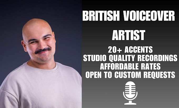 Bestseller - record a british male voice over