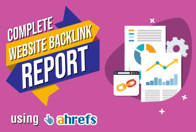 Gig Preview - Our agency will give complete website backlinks list using ahref