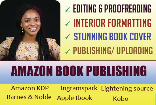 Gig Preview - Prepare and publish book on amazon KDP ingramspark and lulu