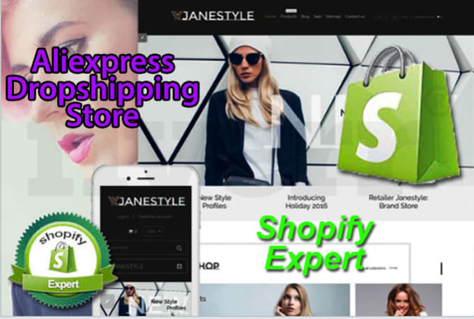 Gig Preview - Design shopify website or create shopify store