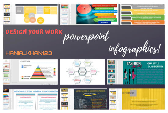 Gig Preview - Design modern and organized powerpoint presentation