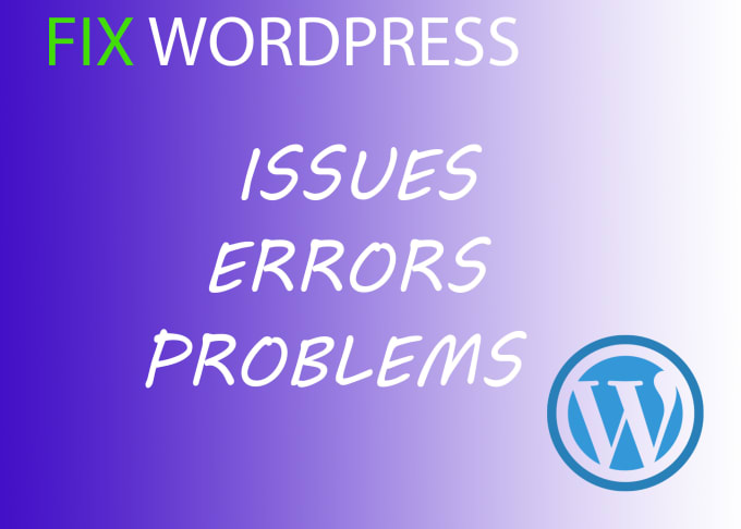 Gig Preview - Fix bugs, customize and redesign your wordpress site