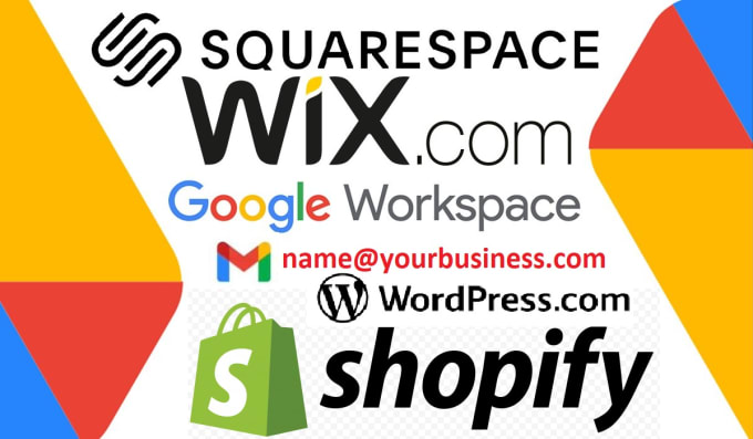 Gig Preview - Setup google workspace with your shopify, wix, squarespace, wordpress