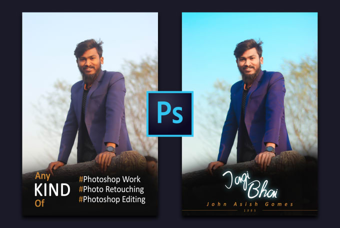 Gig Preview - Do image editing, photo retouching by adobe photoshop