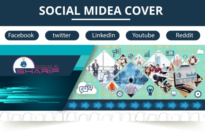 Gig Preview - Design professional facebook and twitter cover