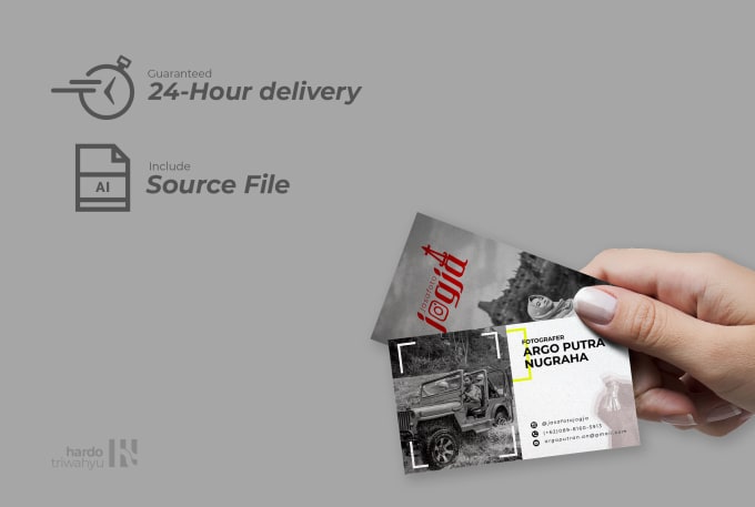 Gig Preview - Design fast and modern business card