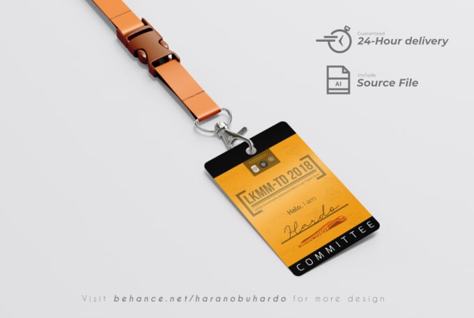 Gig Preview - Design nametag, id card and id badge for company or event