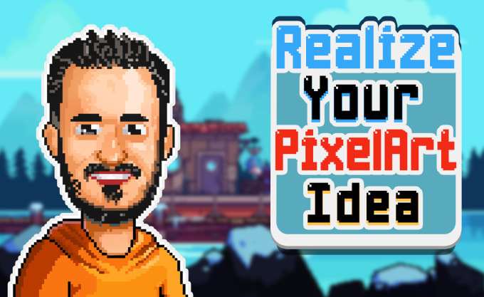 Gig Preview - Draw a pixel art character, asset, or environment