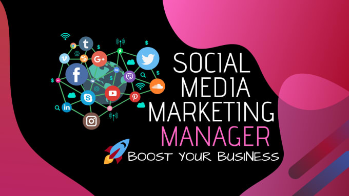 Gig Preview - Be your social media marketing manager and post designer