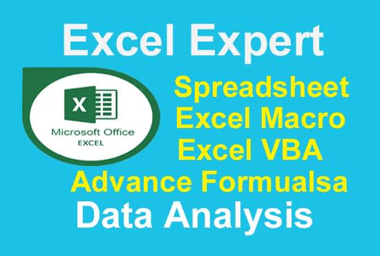 Gig Preview - Provide excel services of formulas, vba and automation