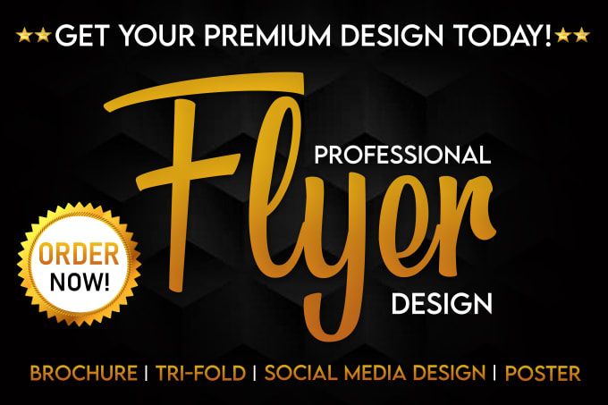 Gig Preview - Design professional business flyer, flyer design, flyer