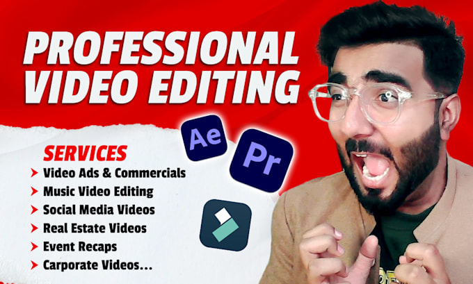 Gig Preview - Do professional video editing quickly