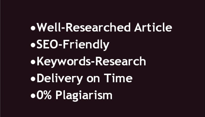 Bestseller - do SEO article writing, blog writing and rewriting