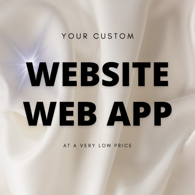 Gig Preview - Make custom website, web app, landing page