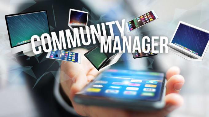 Gig Preview - Be your community manager for the time that you need