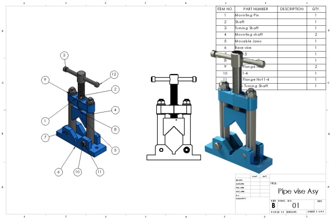 Gig Preview - Create 2d technical drawings of product or hand sketch