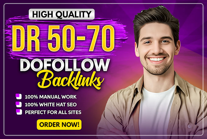 Gig Preview - Make high DR dofollow backlinks for fast rankings