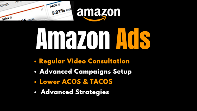 Gig Preview - Setup, manage amazon PPC campaign and do amazon PPC campaign ads optimization