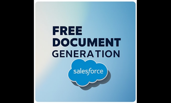 Gig Preview - Give you best free alternative of conga and sdocs for doc gen in salesforce