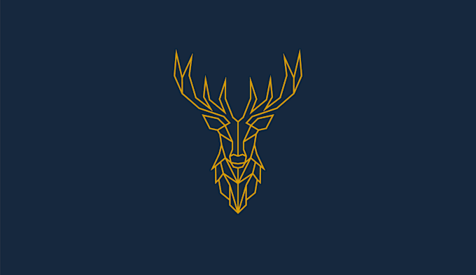 Gig Preview - Do luxury minimalist line art geometric polygonal animal logo for your business