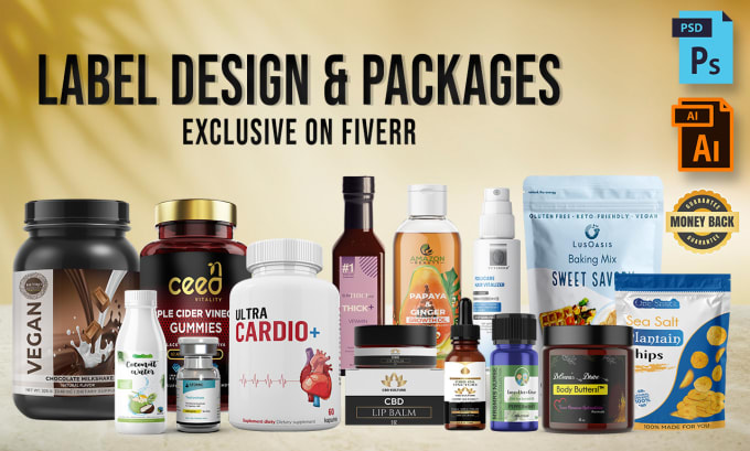 Bestseller - design product label and packages