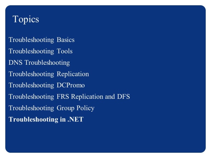 Gig Preview - Install configure troubleshoot windows server