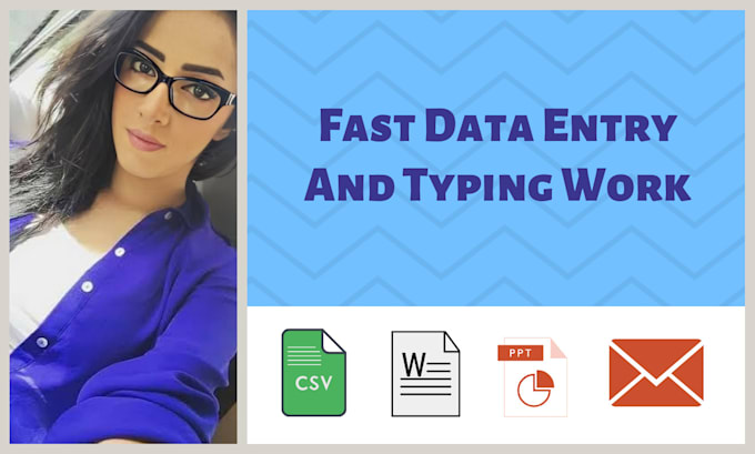 Gig Preview - Do fast data entry and typing work