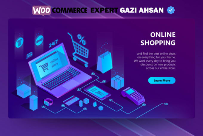 Gig Preview - Develop your wordpress woocommerce  website