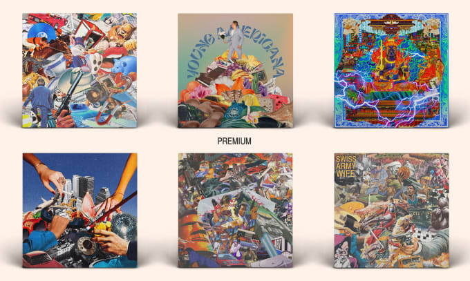 Bestseller - create collage artwork for album cover, merch, or poster