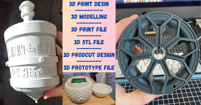 Gig Preview - Create 3d model for 3d printing